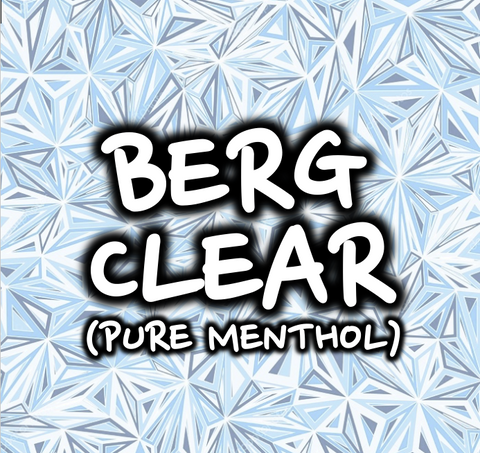 BERG CLEAR (PURE MENTHOL) - 50/50 30ml